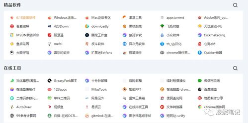 凌妮筆記 發(fā)福利了,這個資源導(dǎo)航網(wǎng)站集上百款精品軟件資源,關(guān)鍵是免費(fèi)